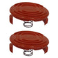 Qty 2: Spool Cap & Spring Fits Black and Decker Replaces 1223-0876