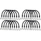 15 Inch Rubber Tarp Straps w/ Crimped S Hooks 20 Pack