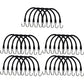 (25) Heavy Duty 15" Natural Rubber Tarp Straps w/ S-Hooks Bungee Cord Tie-Downs