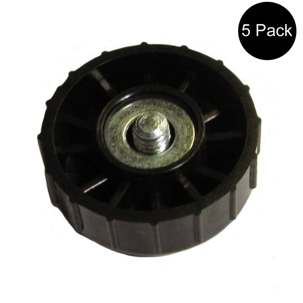 Qty 5: Solid Trimmer Head Bump Knob Fits Ryobi Replaces 153066R