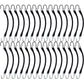 (30) 9" Rubber Tarp Straps Black Heavy Duty w/ Hooks Natural Fasten Bungee Cord