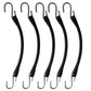 5-Pk Heavy Duty Natural Black 9" Bungee Straps