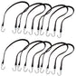 Heavy Duty 31" inch 100% Natural Rubber Bungee Strap 10 Pack Tie Down Cord