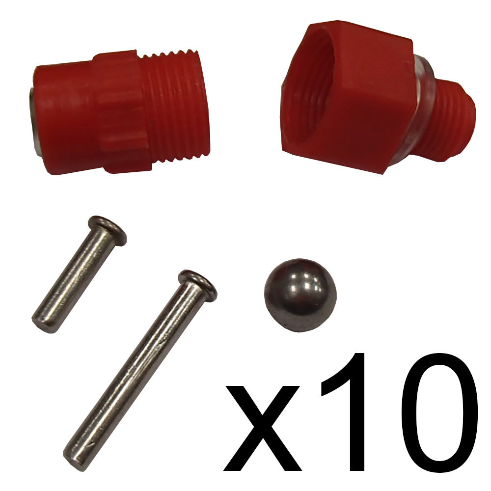 Ten (10) New Screw-In Water Nipple Drinker for Various Poultry Drinkers