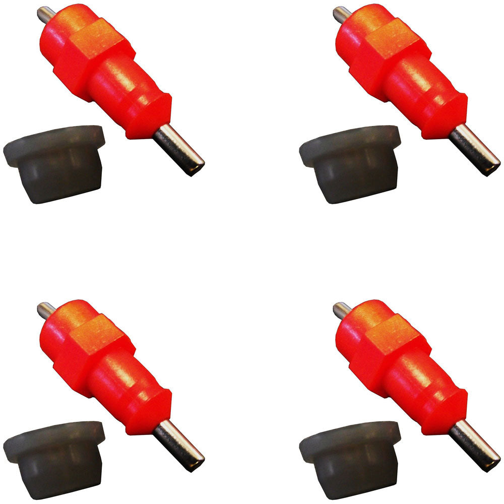 4 Chicken Waterer Push In Poultry Nipples Drinker Bird Drink Water Fowl Chook