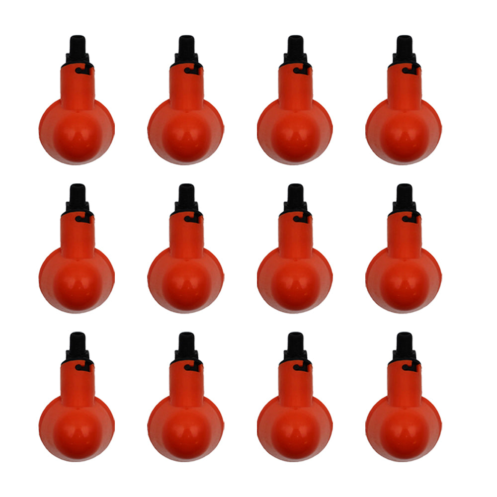 12 Pack Automatic Waterer Drinker Cups For Chicken Coop Poultry Chook Bird Water