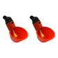 2 Automatic Waterer Drinker Cups Chicken Coop Poultry Chook Bird Turkey Drink