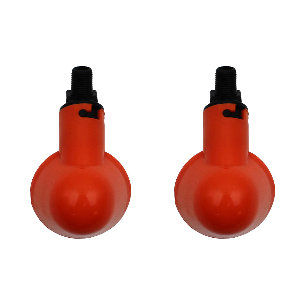 2 Automatic Waterer Drinker Cups Chicken Coop Poultry Chook Bird Turkey Drink