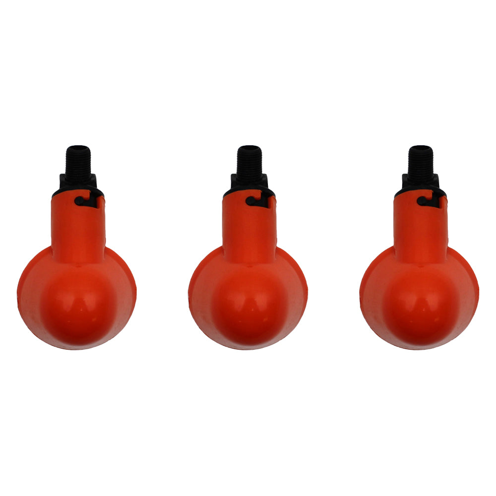 (3) Automatic Waterer Drinker Cups Chicken Coop Poultry Chook Bird Turkey Drinker