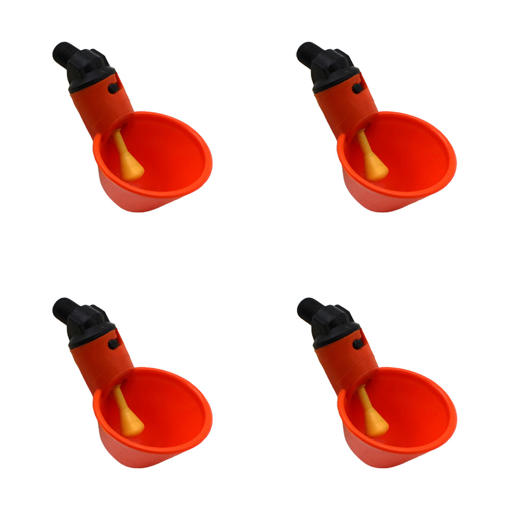 AUTOWTRDRNKRCUP Qty 4: Automatic Water Drinker Cup Fits Universal Products
