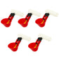 Five (5) Automatic Waterer Drinker Cups and Clear Plastic Fitting