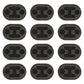 12 PCS Universal Car Pickup Exhaust Mount Repair Hanger Bracket Black Rubber Kit