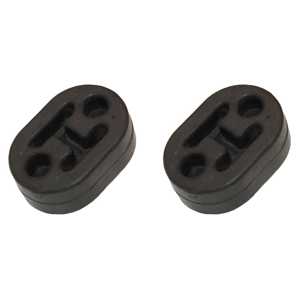 Qty 2: Rubber Exhaust Insulator Fits Universal Products Replaces 100400