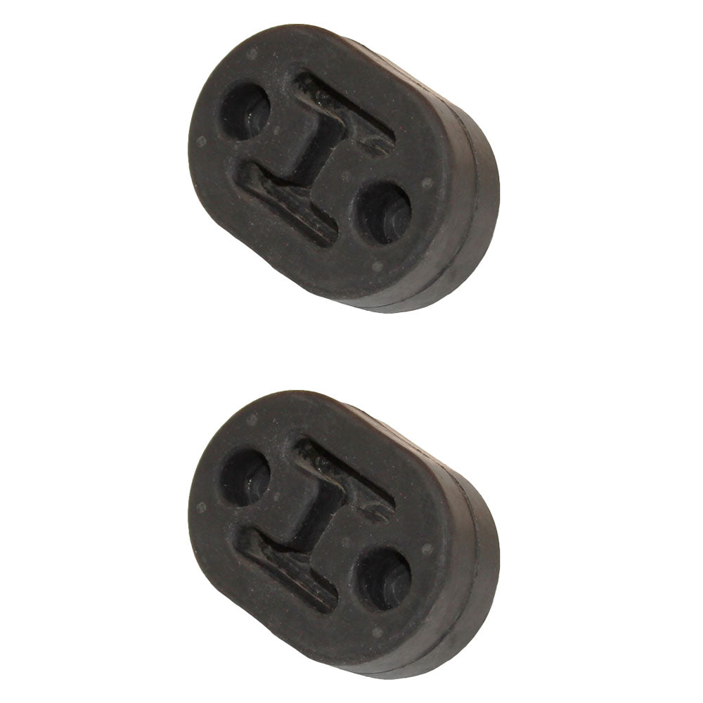 Qty 2: Rubber Exhaust Insulator Fits Universal Products Replaces 100400