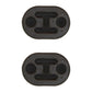 Qty 2: Rubber Exhaust Insulator Fits Universal Products Replaces 100400