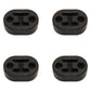 Qty 4: Rubber Exhaust Insulator Fits Universal Products Replaces 100400