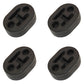 4PCS Universal Car Rubber Exhaust Tail Pipe Mount Brackets Hanger Insulator