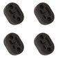 4PCS Universal Car Rubber Exhaust Tail Pipe Mount Brackets Hanger Insulator