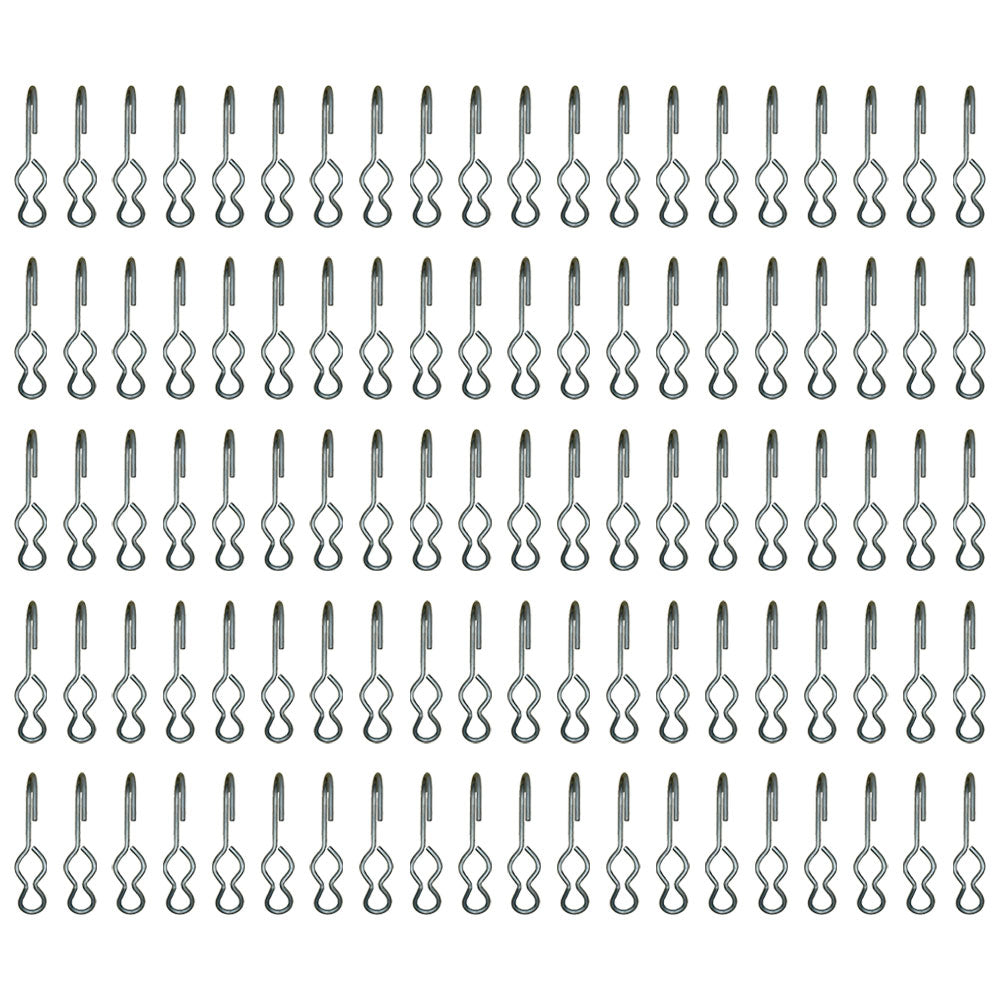 100 New SJ Hooks for Rubber Rope Shock Cord Bungee Cord Tarp Strap Tie Down Hook