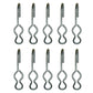 Ten Pack Set of SJ Hooks Designed For Rubber Ropes Shock Cords Cargo Control
