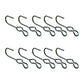 Ten Pack Set of SJ Hooks Designed For Rubber Ropes Shock Cords Cargo Control