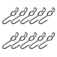 SJ Hooks 10 Piece Set Steel Construction for Rope Shock Cord Bungee Cord