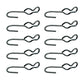 Ten Pack Set of SJ Hooks Designed For Rubber Ropes Shock Cords Cargo Control