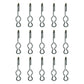 SJ Hooks 15 Piece Set Steel Construction for Rope Shock Cord Bungee Cord TRRSJ