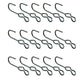 15 SJ Hooks For Rubber Rope Shock Cord Bungee Cord Tarp Strap Tie Down Hook