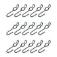 SJ Hooks 15 Piece Set Steel Construction for Rope Shock Cord Bungee Cord TRRSJ