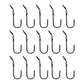 SJ Hooks 15 Piece Set Steel Construction for Rope Shock Cord Bungee Cord TRRSJ