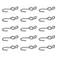15 SJ Hooks For Rubber Rope Shock Cord Bungee Cord Tarp Strap Tie Down Hook