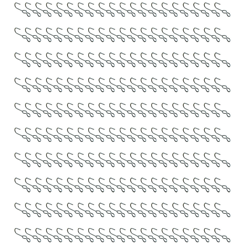 200 New SJ Hooks for Rubber Rope Shock Cord Bungee Cord Tarp Strap Tie Down Hook