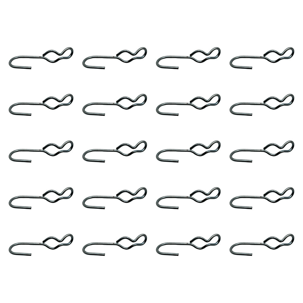 Twenty New Heavy Duty S/J Hooks For Securing Cargo Truck Tarps Canvas Covers