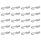20 SJ Hooks for Rubber Rope Shock Cord Bungee Cord Tarp Strap Tie Down Hook