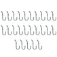 25 New SJ Hooks for Rubber Rope Shock Cord Bungee Cord Tarp Strap Tie Down Hook