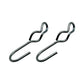 S J Hooks 2 Piece Set Rubber Rope Hooks Double Eye Hooks TRRSJ For Canvas/Tarp