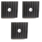 3 Pack Anti Vibration Pads For Air Compressor Or Equipment Solid Rubber 4x4x1