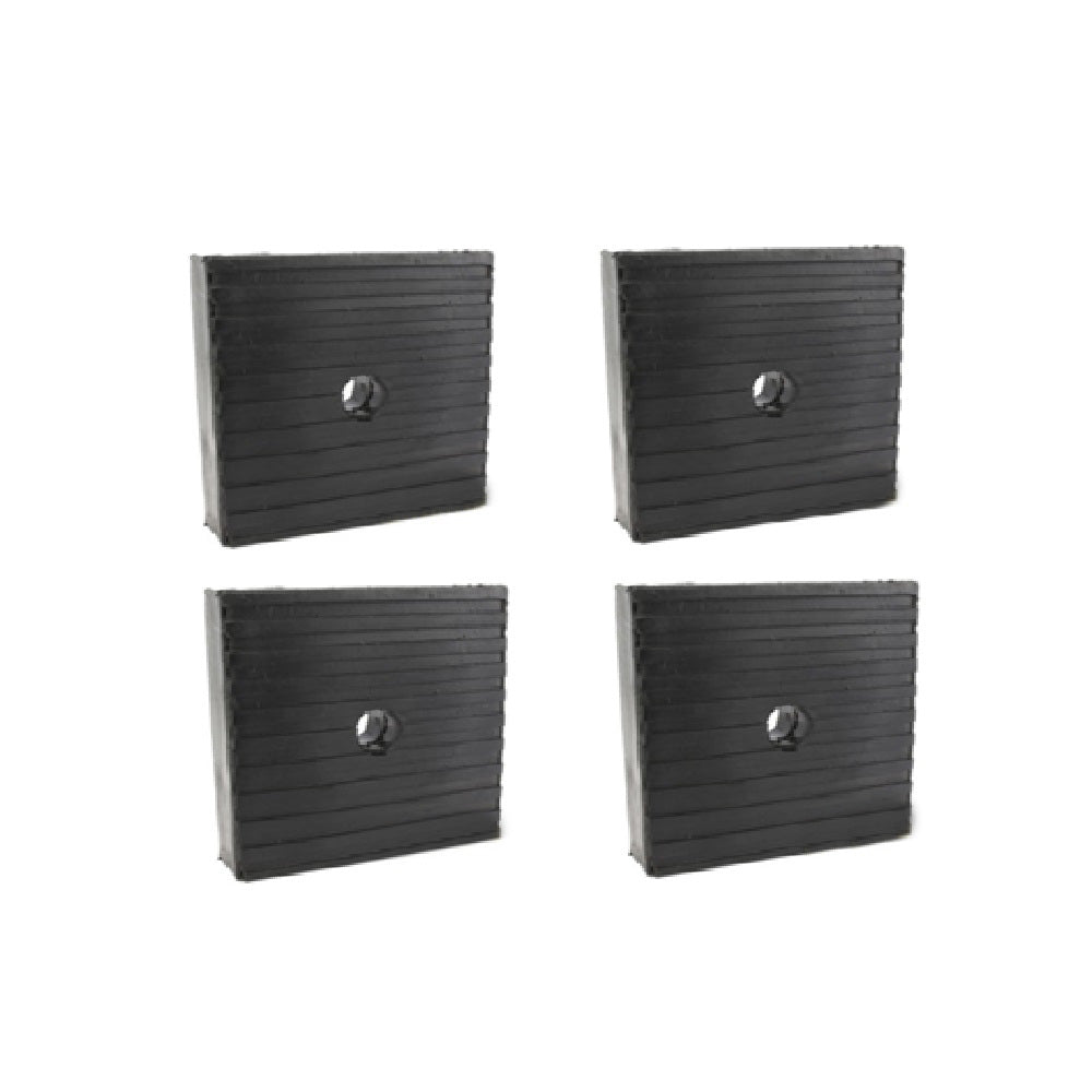 Qty 4: Anti-Vibration Pad (4x4x1)
 Fits Universal Products Replaces ISO1818