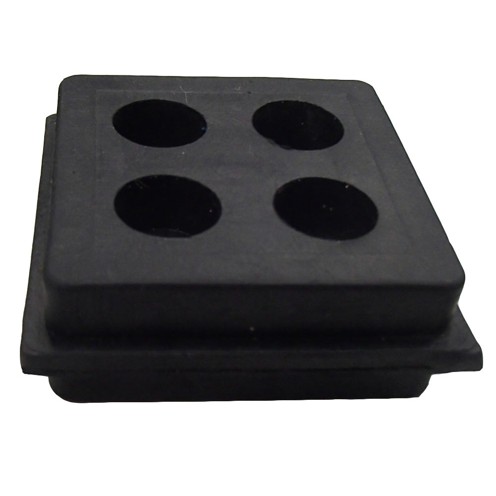 One (1) 2" x 2" x 3/4" Anti Vibration Heavy Duty All Rubber Isolation Pad