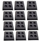 BLACKPAD2X2X3/4 Qty 12: Anti-Vibration Pad (2x2x3/4)
 Fits Universal Products