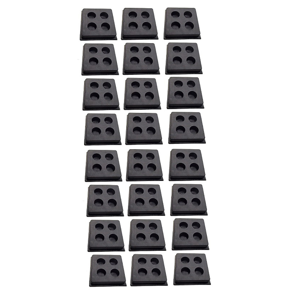 BLACKPAD2X2X3/4 Qty 24: Anti-Vibration Pad (2x2x3/4)
 Fits Universal Products