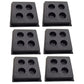 BLACKPAD2X2X3/4 Qty 6: Anti-Vibration Pad (2x2x3/4)
 Fits Universal Products