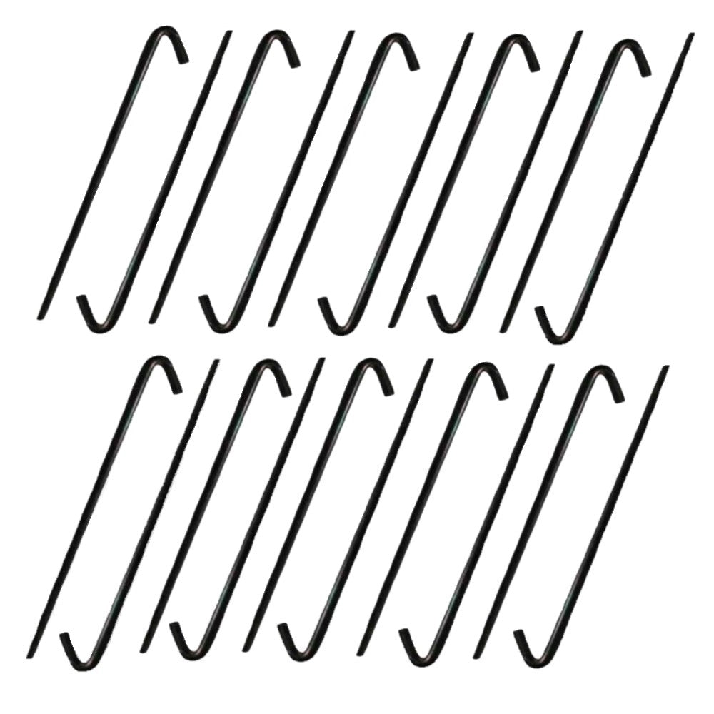 (20) Heavy Duty 10" Steel Pegs/Stakes for Tent Garden Premium Tree Balloon Tarp