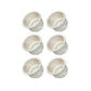 OTK20-0460_x2-KIT Qty 6: White Plastic Cup Holder
 Fits Universal Products