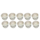 Set of 10 White Plastic Cup Drink Can Holder with Drain for Boat Car Marine Rv
