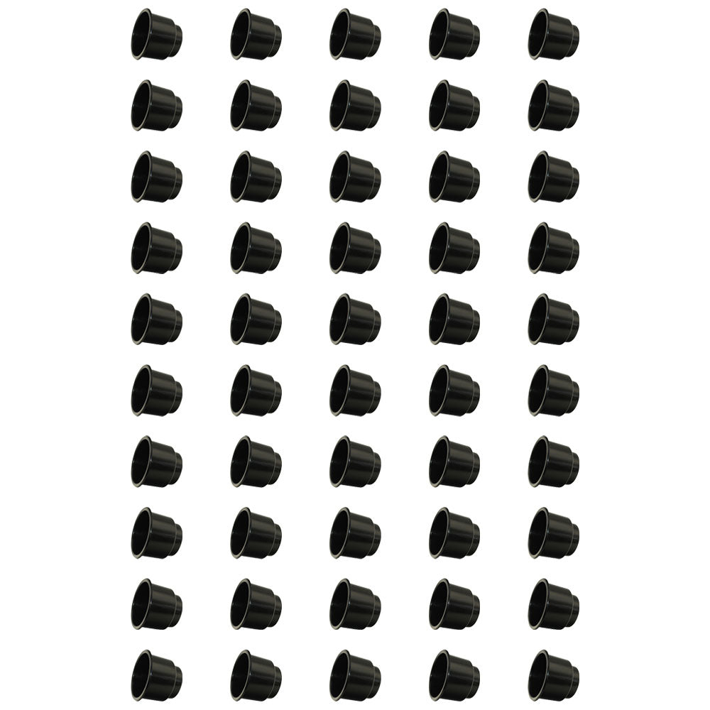 OTK20-0461_x50 - Qty 50: Black Plastic Cup Holder (Jumbo)