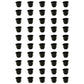 OTK20-0461_x50 - Qty 50: Black Plastic Cup Holder (Jumbo)