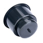 Black Plastic Cup Holder w/ tab for Drain Hole Fits Universal Products