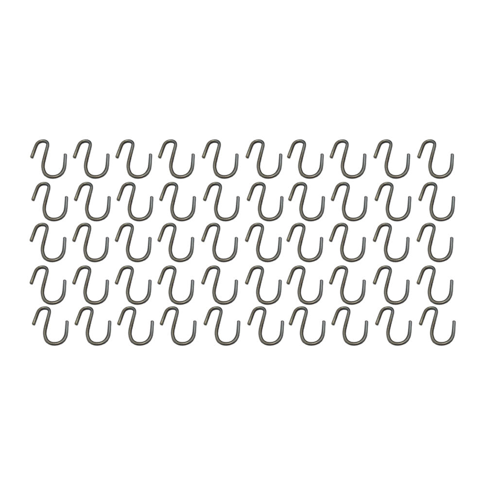 Pack of 50 Tarp Strap S Hooks Poly Shade Nursery Hanging Plant Flower Pot Hook